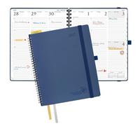 POPRUN Diary 2027 Week to View Approx.A4 Soft Cover Large Spiral planner