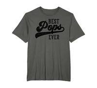 Pops Gifts From Grandkids Best Pops Ever Father's Day T-Shirt