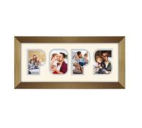 Pops Photo Frame Word Photo frame 1248-BB (Gold Finish Frame Cream Mount Grey Inside)