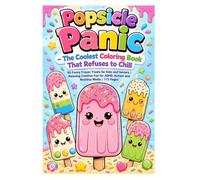 Popsicle Panic - The Coolest Coloring Book That Refuses to Chill: 85 Funny Frozen Treats for Kids and Seniors | Relaxing Creative Fun for ADHD, Autism and Restless Minds | 173 Pages