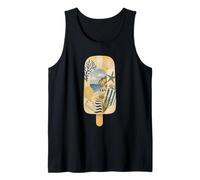 Popsicle Summer Dessert Collage Mediterranean Art Coastal Tank Top