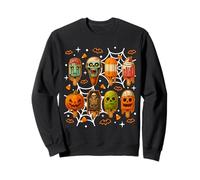 Popsicle Summer Horror Halloween Ice Cream Funny Summerween Sweatshirt