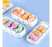 Popsicles Molds, Mini Popsicle Molds for Kids Baby Cute Shapes Silicone Popsicle Molds BPA Free Reusable Ice Cream Mold Popsicle Maker Homemade DIY Set (3Pcs Pineapple&Animals&Paws)