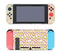 Popsicles Watermelon Pineapple Slim Protective Cover for Switch Hard PC Handle Protector with Foldable Stand