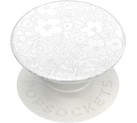 PopSockets PopGrip for Smartphone Universal White Floral Uk Seller Free pp New
