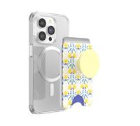 PopSockets Phone Wallet with Expanding Phone Grip, Phone Card Holder - Tea Towel
