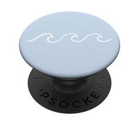 PopSockets Aesthetically pleasing beach Japanese wave minimalist surf PopSockets Swappable PopGrip