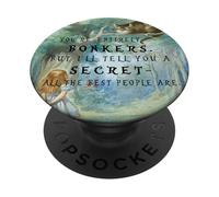 PopSockets Alice In Wonderland Bonkers Quote PopSockets PopGrip: Swappable Grip for Phones & Tablets