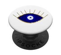 PopSockets All Knowing Seeing Evil Eye with Golden eyelashes PopSockets PopGrip: Swappable Grip for Phones & Tablets