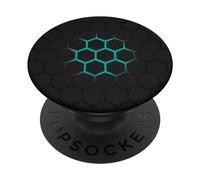 PopSockets Blue Green & Black Cellphone Holder Pop Up Mobile Phone Grip PopSockets PopGrip: Swappable Grip for Phones & Tablets