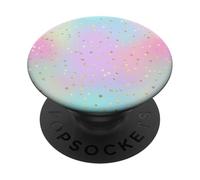 PopSockets Bright Pink Dripping Unicorn Rainbow Colors Pastel Shades PopSockets Swappable PopGrip