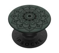 PopSockets Dark Forest Pro-Max Midnight-Green Mandala Alpine Green PopSockets Swappable PopGrip
