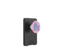 PopSockets Dog Phone Grip - Purple Prancing Poodle PopSockets PopWallet for MagSafe