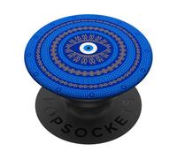 PopSockets Evil Eye Charm for Protection Greek Blue Eye Style Design PopSockets PopGrip: Swappable Grip for Phones & Tablets