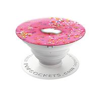 PopSockets Expanding Grip Case with Stand for Smartphones and Tablets - Pink Donut