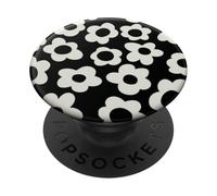 PopSockets Floral Phone Grip & Stand - Black Mod Flower PopSockets Adhesive PopGrip