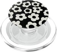 PopSockets Floral Phone Grip & Stand - Black Mod Flower PopSockets PopGrip for MagSafe