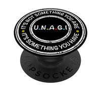 PopSockets Funny UNAGI - State Of Total Awareness - Gift for Friends PopSockets PopGrip: Swappable Grip for Phones & Tablets