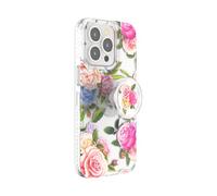 PopSockets iPhone 13 Pro Case with Phone Grip and Slide, Phone Case for iPhone 13 Pro - Vintage Floral