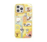 PopSockets iPhone 13 Pro Max Case Compatible with MagSafe, Phone Case for iPhone 13 Pro Max, Wireless Charging Compatible - Tom & Jerry Cheese Chase