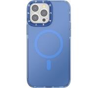 PopSockets iPhone 13 Pro Max Case Compatible with MagSafe, Phone Case for iPhone 13 Pro Max, Wireless Charging Compatible - Vermeer Blue