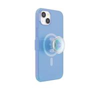 PopSockets: PopCase PlantCore MagSafe - Plant-Based Phone Case IPhone 14 Plus With A Repositionable PopGrip Slide Phone Stand And Grip With A Swappable Top - Blue Opalescent