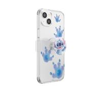 PopSockets iPhone 14 Plus Case with Phone Grip and Slide Compatible with MagSafe, Phone Case for iPhone 14 Plus, Wireless Charging Compatible - Stitch Prints