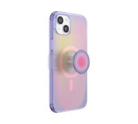 PopSockets: PopCase PlantCore for MagSafe - Plant-Based Phone Case for iPhone 14 Plus with a Repositionable PopGrip Slide Phone Stand and Grip with a Swappable Top - Aura