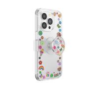 PopSockets iPhone 14 Pro Case with MagSafe, Phone Case for iPhone 14 Pro, Grip Sold Separately, Wireless Charging Compatible - Indie Stickers