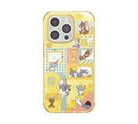PopSockets iPhone 14 Pro Case with MagSafe, Phone Case for iPhone 14 Pro, Grip Sold Separately, Wireless Charging Compatible - Tom & Jerry Cheese Chase