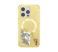 PopSockets iPhone 14 Pro Case with MagSafe, Phone Case for iPhone 14 Pro, Grip Sold Separately, Wireless Charging Compatible - Cheese Please