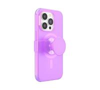 PopSockets: PopCase PlantCore for MagSafe - Plant-Based Phone Case for iPhone 14 Pro with a Repositionable PopGrip Slide Phone Stand and Grip with a Swappable Top - Pink Opalescent