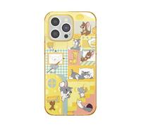 PopSockets iPhone 14 Pro Max Case with MagSafe, Phone Case for iPhone 14 Pro Max, Grip Sold Separately, Wireless Charging Compatible - Tom & Jerry Cheese Chase