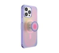 PopSockets iPhone 14 Pro Max Case with Phone Grip and Slide Compatible with MagSafe, Wireless Charging Compatible - Aura