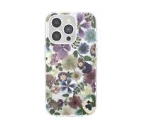 PopSockets iPhone 15 Pro Case Compatible with MagSafe, Phone Case for iPhone 15 Pro, Wireless Charging Compatible, Case Only - Pressed Flowers