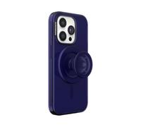 PopSockets iPhone 15 Pro Case with Phone Grip and Slide Compatible with MagSafe, Phone Case for iPhone 15 Pro, Wireless Charging Compatible - French navy