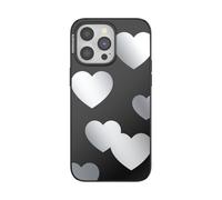PopSockets iPhone 15 Pro Max Case Compatible with MagSafe, Phone Case for iPhone 15 Pro Max, Wireless Charging Compatible, Case Only, Cute Hearts Reflection