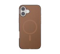 PopSockets iPhone 16 Plus Case Compatible with MagSafe, Phone Case for iPhone 16 Plus, Wireless Charging Compatible, Case Only - Amber