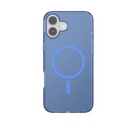 PopSockets iPhone 16 Plus Case Compatible with MagSafe, Phone Case for iPhone 16 Plus, Wireless Charging Compatible, Case Only - Vermeer Blue