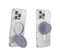 PopSockets Kick-Out Grip for MagSafe, Phone Grip with Built-in Phone Stand, Adjustable Kickstand for Portrait or Landscape, Strong Magnetic Hold, Wireless Charging Compatible - Dusk
