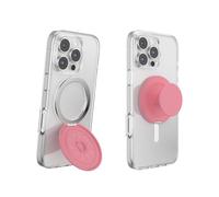 PopSockets Kick-Out Grip for MagSafe, Phone Grip with Built-in Phone Stand, Adjustable Kickstand for Portrait or Landscape, Strong Magnetic Hold, Wireless Charging Compatible - Putty