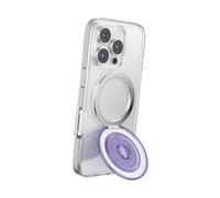 PopSockets Kick-Out Grip for MagSafe, Adjustable Kickstand for Portrait or Landscape, Magnetic Stand - Trnsl. Dusty Purple