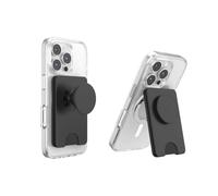 PopSockets Kick-Out Wallet for MagSafe, Adjustable Kickstand, Magnetic Stand - Black