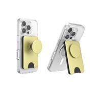 PopSockets Kick-Out Wallet for MagSafe, Adjustable Kickstand, Magnetic Stand - Painted Gold