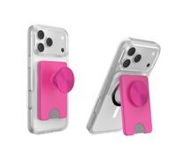 PopSockets Kick-Out Wallet for MagSafe, Kickstand- Fuchsia