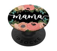 PopSockets Mama Black Pink Coral Teal White Mum Mamma Momma PACM024d PopSockets PopGrip: Swappable Grip for Phones & Tablets