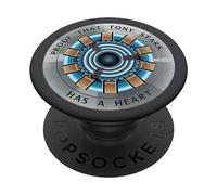 PopSockets Marvel Avengers Endgame Tony Stark Has a Heart PopSockets PopGrip: Swappable Grip for Phones & Tablets