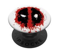 PopSockets Marvel Deadpool Super Hero Splatter Icon PopSockets PopGrip: Swappable Grip for Phones & Tablets