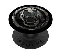 PopSockets Marvel Iron Man Stark Helm Helmet Logo Stone Rock Rubble PopSockets PopGrip: Swappable Grip for Phones & Tablets