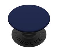 PopSockets Matte Plain Navy-Blue 2021 Phone-12 Cute Solid-Color PopSockets PopGrip: Swappable Grip for Phones & Tablets